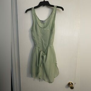 Aritzia Light Green Mini Dress
